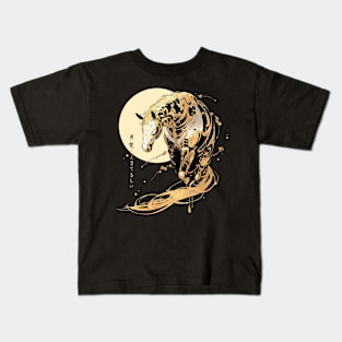 kintsugi art horse Kids T-Shirt